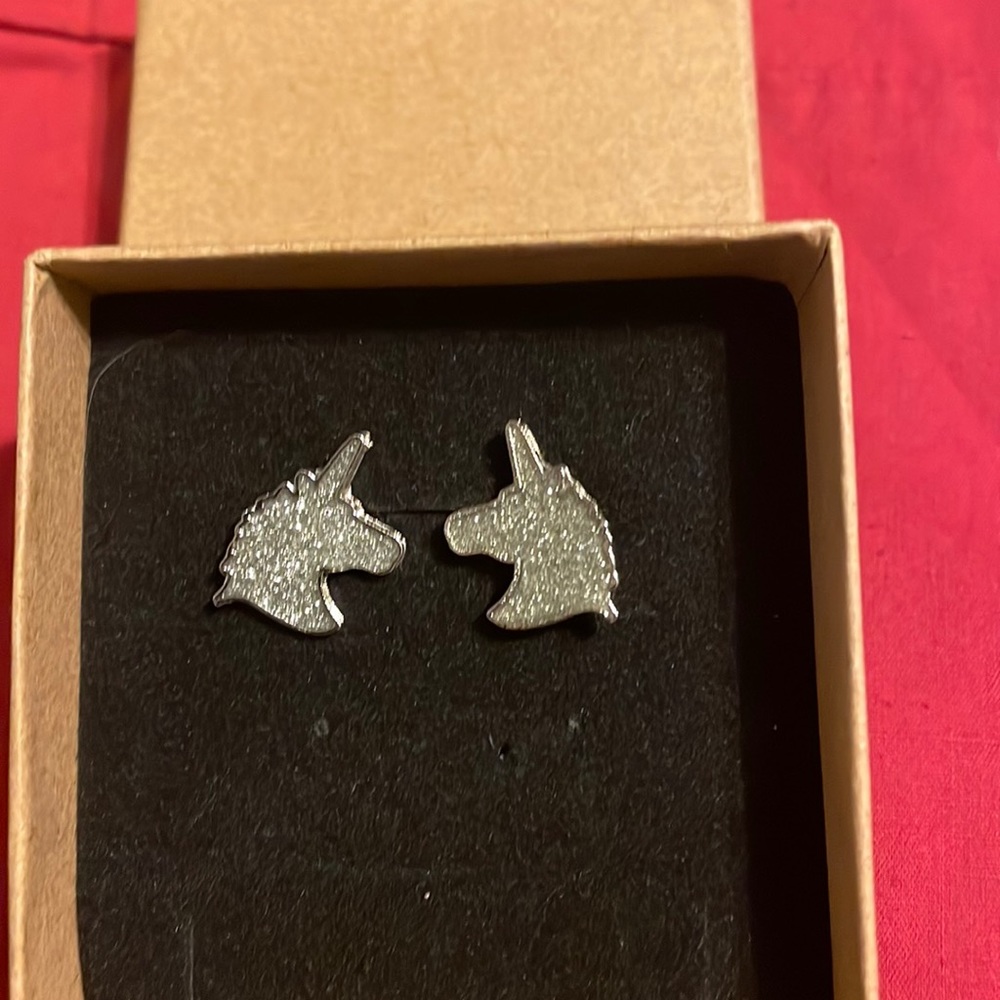 Sparkly Unicorn Earrings